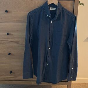 Taylor Stitch M (40) Long Sleeved Jack Shirt in Roped Indigo